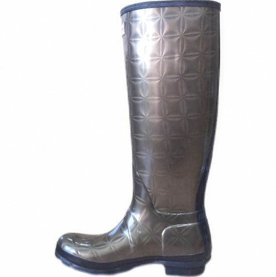 Botas de chuva masculinas em borracha com relevo 3D da Patcus