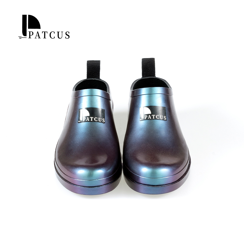 Botas de borracha masculinas Patcus, com cores fantasia, impermeáveis e resistentes à lama