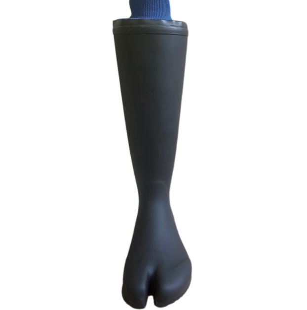 Botas de látex masculinas até o joelho
