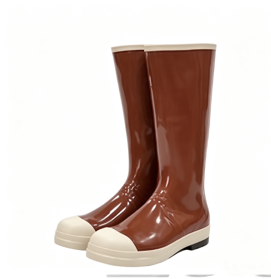 Botas resistentes a ácidos e óleos